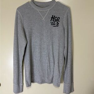 Hollister Light Gray Men's Crewneck Sweater